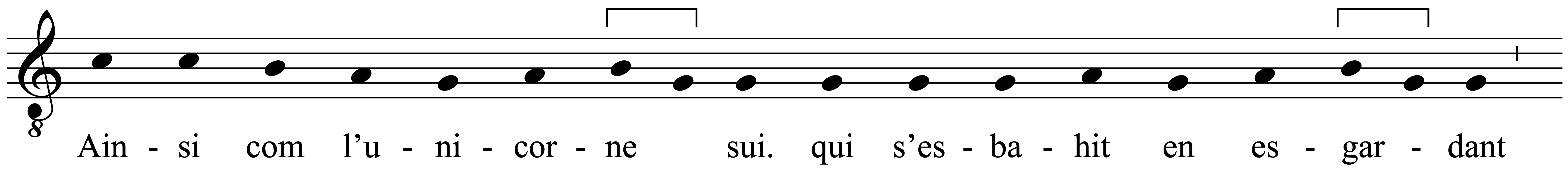 Work musical notation